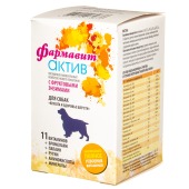 ФАРМАВИТ АКТИВ красота и здоровье шерсти для собак, 120 табл