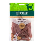 TITBIT лакомство нарезка утиная для собак мини пород, 70 г