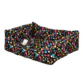 Лежанка ДИВАН конфетти №2 (65 * 45 * 18 см), BLACK CAT