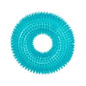 Игрушка-пищалка кольцо с шипами (12 * 4 см) для собак, микс, NUNBELL