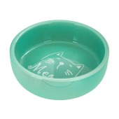 Миска керамическая MEOW ( 13,4 * 4 см) бирюзовая