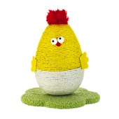Игрушка-когтеточка WOGY Цыпленок на подставке (27 * 22 * 19 см) для кошек