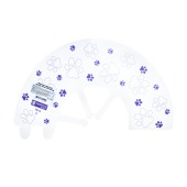 Воротник защитный с фиксатором CLICK, 10 см, NEOTERICA VETPRO