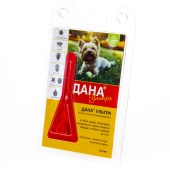 ДАНА УЛЬТРА капли для собак и щенков до 5 кг, 1 пипетка