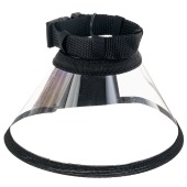 Воротник защитный на липучке с ошейником №10, ZОО текстиль