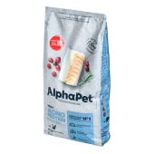 ALPHAPET MONOPROTEIN для взрослых кошек (БЕЛАЯ РЫБА), 3 кг