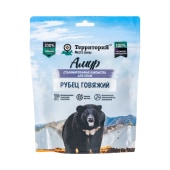 Сублимированное лакомство ТЕРРИТОРИЯ АМУР рубец говяжий для собак, 35 г