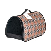 Сумка-переноска жёсткая САКВОЯЖ №2 (40,5 * 24 * 24 см), клетчатая, ЧИП