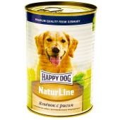 HAPPY DOG консервы для собак (ЯГНЁНОК, РИС), 400 г