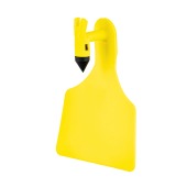 Бирка одинарная ALLFLEX LSN (84 * 62 мм) жёлтая (под аппликатор ALLFLEX), 100 шт