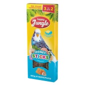 HAPPY JUNGLE палочки для птиц, мёд и минералы, 3 шт, 90 г