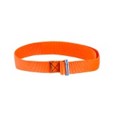 Ошейник для КРС на кольцевой пряжке, оранжевый