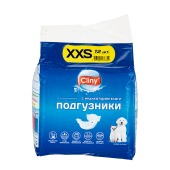 Подгузники CLINY, размер XSS (1 - 2.5 кг), 12 шт