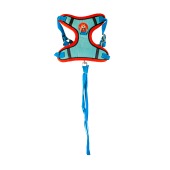 Шлейка-жилет WOGY с поводком для собак, размер S, микс