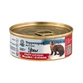 ТЕРРИТОРИЯ УРАЛ паштет для кошек (ИНДЕЙКА, ЯГНЕНОК), 100 г