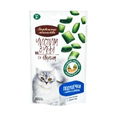 ДЕРЕВЕНСКИЕ ЛАКОМСТВА подушечки с кремом из говядины для кошек, 30 г