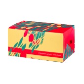 Переноска картонная (10 * 10 * 20 см) для мелких животных.