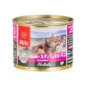 BLITZ HOLISTIC консервы для котят, беременных и кормящих кошек (ИНДЕЙКА), 200 г