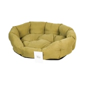 Лежанка ОБЛАКО-БАРХАТ №2 овальная пухлая МИЛИТАРИ (49 * 40 * 17 см), ДАРЭЛЛ