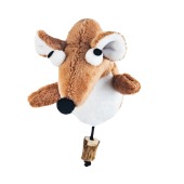 Игрушка WOGY Мышка (13/9 * 9 * 8 см) для кошек с мататаби, мягкая, микс