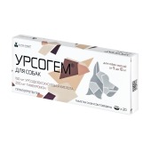 Урсогем для собак весом от 5 кг до 10 кг, 150 мг+200 мг, 20 табл