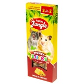 HAPPY JUNGLE палочки для мелких грызунов, мёд и орехи, 3 шт, 90 г