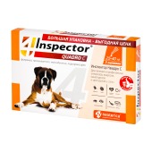 INSPECTOR QUADRO капли для собак 25 - 40 кг, 3 пипетки