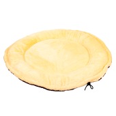Лежанка на кулиске круглая средняя, иск.мех (80 см), BLACK CAT