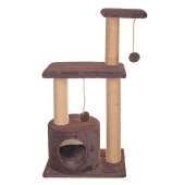 Домик-когтеточка КРУИЗ (40 * 50 * 100 см), BLACK CAT