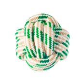 Игрушка канатная мяч для собак, 8 см, микс, NUNBELL