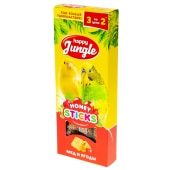 HAPPY JUNGLE палочки для птиц, мёд и ягоды, 3 шт, 90 г
