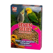 SEVEN SEEDS SPECIAL корм для средних попугаев, основной рацион, 400 г