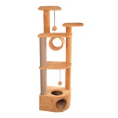 Домик-когтеточка МЕЧТА (35 * 45 * 160 см), BLACK CAT