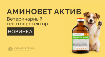 Новинка! Аминовет Актив - ветеринарный гепатопротектор