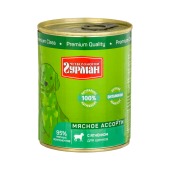 ЧЕТВЕРОНОГИЙ ГУРМАН мясное ассорти для щенков (ЯГНЁНОК), 340 г