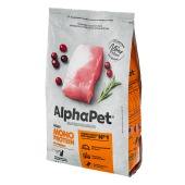 ALPHAPET MONOPROTEIN для взрослых кошек (ИНДЕЙКА), 1,5 кг