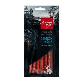 TITBIT Дикий Зов колбаса для собак с мясом зайца и морошкой, 85 г