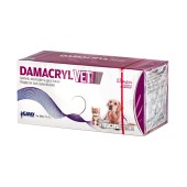 DAMACRYL (ПГА) плетеная рассасывающаяся нить (1 * 75 см, 2) с иглой 40 мм, 1/2, колющая, 12 шт