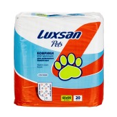 Пелёнки LUXSAN с рисунком 60 * 90 см, 20 шт