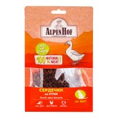 Лакомство ALPENHOF сердечки из утки для кошек, 50 г
