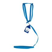 Комплект шлейка (ОШ до 25 см) и поводок (1,2 м), 1,2 см, СИНИЙ, ДАРЭЛЛ