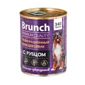 ЧЕТВЕРОНОГИЙ ГУРМАН Brunch для собак (РУБЕЦ), 340 г, New