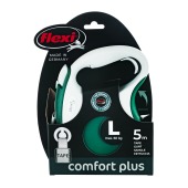 Рулетка COMFORT PLUS L (5 м, 60 кг) ремень, зеленый, FLEXI