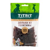 TITBIT лакомство дольки из телятины для собак мини пород, 70 г
