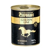 ЧЕТВЕРОНОГИЙ ГУРМАН Golden Line для собак (КОНИНА), 340 г