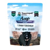 Лакомство ТЕРРИТОРИЯ АМУР почки говяжьи для собак, 60 г