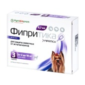 ФИПРИТИКА капли для собак и кошек, 3 пипетки по 0,7 мл