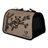 Сумка ЛИРА №4 (48 * 29 * 29 см) панда бежевая, DOGMAN