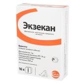 ЭКЗЕКАН сахарные кубики, 16 шт