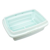 Туалет большой с бортом и сеткой (38 * 49,5 * 16,7 см). DDStyle.